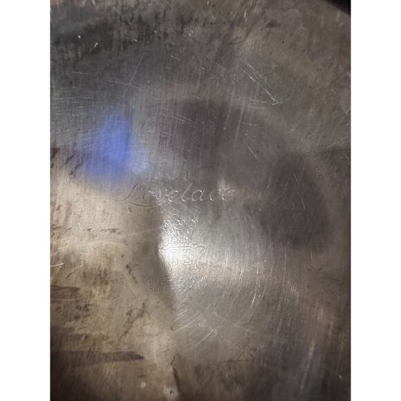 Vintage International Silver Co Lovelace Pedestal silver Plate Candy Dish 3013 - Picture 4 of 4